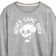 thumbnail image 3 of Instant Message - Gamer - Never Game Over - Toddler & Youth Long Sleeve Graphic T-Shirt, 3 of 6