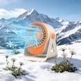 thumbnail image 1 of EQWLJWE Fans Desktop Small Fan for Home Useplug-In Designquiet Mini Table Fanspeed Adjustable Compact Fan for Desk Bedroomofficeliving Room White, 1 of 7