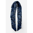 thumbnail image 2 of Bimba Black Vector Design Damask Pure Silk Printed Head Bandanas Summer Neck Wrap Scarf 40 x 80 Inches, 2 of 6
