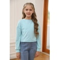 thumbnail image 5 of Sherrylily Girls Kids Crop Tops Long Sleeve Daisy Printed Fashion Pullover, 5 of 6