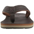 thumbnail image 5 of Quiksilver Men's Carver Nubuck Flip Flop Sandal Demitasse Solid - AQYL100623-CTK0, 5 of 7