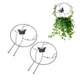thumbnail image 1 of Iron Flower Plant Support Stand Climbing Frame for Garden - Round  Design, 1 of 8