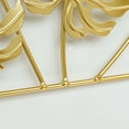 thumbnail image 4 of Golden Leaf Wrought Iron Wall Hanging Decor for Living Room Dining Room Elegant Metal Ornament Rustic Home Accent Vintage Style Decoration Modern Interior Design, 4 of 4