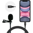 thumbnail image 2 of Movo Photo iLav-L Digital Clip-On Omnidirectional Lavalier Microphone with MFi Certified Lightning Connector, 20' Cable, 2 of 4