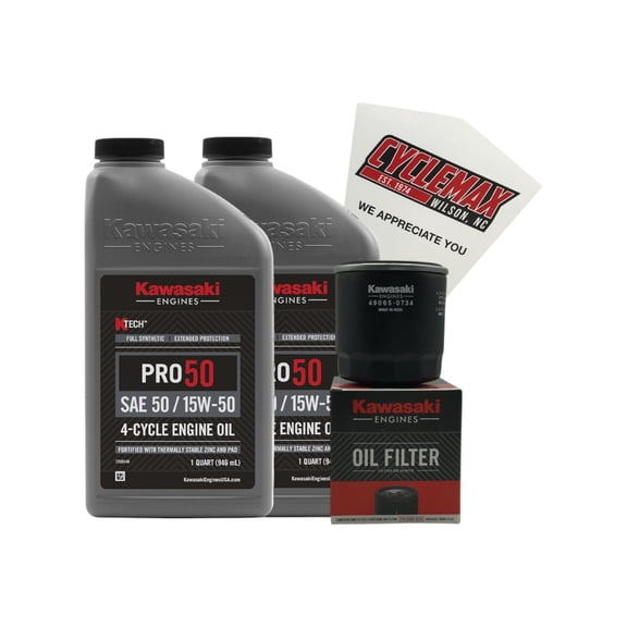 Kawasaki KTECH PRO 50 4-Cycle Oil Change Kit for FX Models