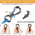 thumbnail image 3 of 10 ft Dog Tie Out Cable, Heavy Duty Dog Chains for Outside with Spring Swivel Lockable Hook, Pet Runner Cable Leads for Yard, Blue Dog Line Tether, 3 of 7