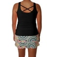 thumbnail image 2 of Sofibella Women's X Tank Top (Black, X-Small), 2 of 2