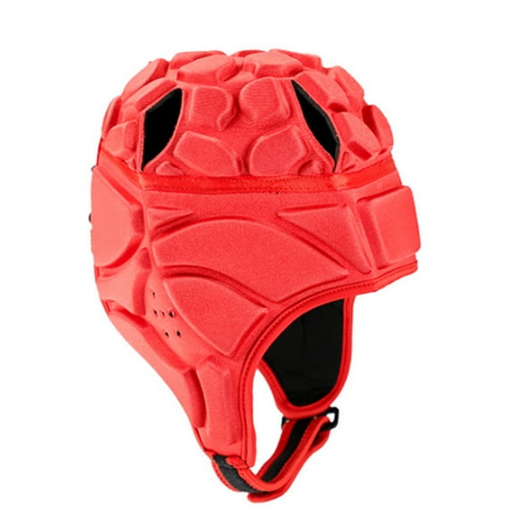 EeaseMX 1 casco protector duradero de moda para portero de fútbol, hockey, rugby, patinaje sobre ruedas (rojo, talla M)