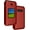 Red, variant on Case for AT&T Cingular Flex 2 / Cricket Debut Flex, Nakedcellphone Slim Hard Shell Protector Cover [Anti-Fingerprint, Grid Texture] for U1030AA / U1030AC Flip Phone (2023)