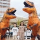 thumbnail image 4 of Disfraz inflable de dinosaurio Piamif para adulto, T-Rex, marrón, 4 of 8