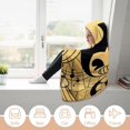 thumbnail image 6 of Bendy And The Ink Machine Hooded Blanket Poncho Wearable Blanket Hoodie Cozy Soft Warm Flannel Fleece Throw Blanket for Women Men Boys Girls, 6 of 7