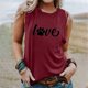 thumbnail image 2 of Tops casuales sexys de verano sin mangas para mujer Tops de chaleco sin mangas con estampado de cuello redondo regular Pompotops  lopia994748, 2 of 4