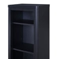 thumbnail image 6 of Beautiful Fluted Linen Storage Cabinet, Rich Black, 6 of 13