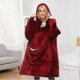 thumbnail image 1 of Sudadera Tipo Manta ZHAOCHENG con Capucha Grande Suave y Cálida para Hombres Mujeres y Adolescentes, 1 of 4
