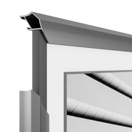 Frame My TV.com - Deco Alloy Prismatic Bezel for Samsung The Frame TV - 75" - Graphite