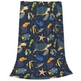 thumbnail image 2 of Sikiie Undersea Animals Ultra-Soft Micro flannel Blanket Luxury All Seasons Warm Blanket for Bedding Sofa and Travel (4 sizes)-40"x30", 2 of 7