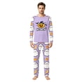 thumbnail image 2 of Halloween Pajamas Family Set - 2 piece Ghost Print Long Sleeve Tops + Pants Sleepwear,Casual Matching Family Halloween Pajamas for Xmas Celebration & Photos for S Pjs, 2 of 4