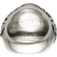 thumbnail image 5 of Stainless Steel Antiqued And Polished Cross Ring (Size 11) Made In China sr638-11, 5 of 5