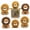 Lion-Brown, variant on Tezituor 5Pcs Canada Goose Stuffed Animal 15.7" Big Goose Plush with 3 Babies and 1 Egg Plush