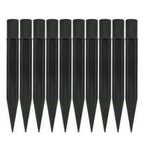 OUNONA 10-Pack Ground Spike Lawn Lamp Stakes for Landscape Lighting, Lawn Insert Ground Stakes for Outdoor Use