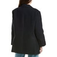 thumbnail image 2 of Sandro womens  Boucle Wool-Blend Blazer, 34, Blue, 2 of 4