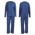 thumbnail image 4 of EFINNY Women's Pajama Set Long Sleeve Sleepwear Polka-Dotted Nightwear Soft Pjs Lounger Sets,S-XXL, 4 of 8