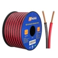 thumbnail image 1 of Cable de altavoz KENGIYEL, calibre 14, 15 m, 2 conductores, rojo y negro, 1 of 7