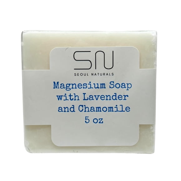 Jabón de magnesio Seoul Naturals con lavanda y manzanilla k beauty 5 oz