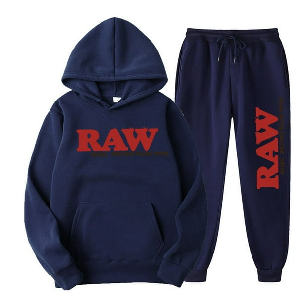 Conjunto de Sudadera con capucha y pantalones para hombre y mujer, jersey con estampado en bruto, pantalones de chándal y2k, ropa deportiva informal Unisex, traje de 2 piezas, Otoño e Invierno xuanjing unisex
