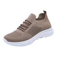 thumbnail image 2 of AUDeals Women's Running Shoes, Lightweight Mesh Sneakers with Breathable Comfort for Gym and Sports (Khaki, 8), 2 of 9