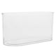 thumbnail image 4 of Pecera pequeña de plástico ovalada para peces Betta, de escritorio, de 30 cm, transparente, con espacio estrecho para decoración de oficina, ideal para peces, tortugas, reptiles, camarones, cangrejos., 4 of 6