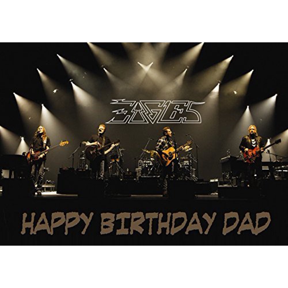 THE EAGLES BAND Edible Cake Topper Personalized Birthday 1