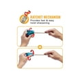 thumbnail image 4 of Bostitch Twist-n-Sharp Kids Pencil Sharpener, Assorted Colors, Pack of 6, 4 of 8