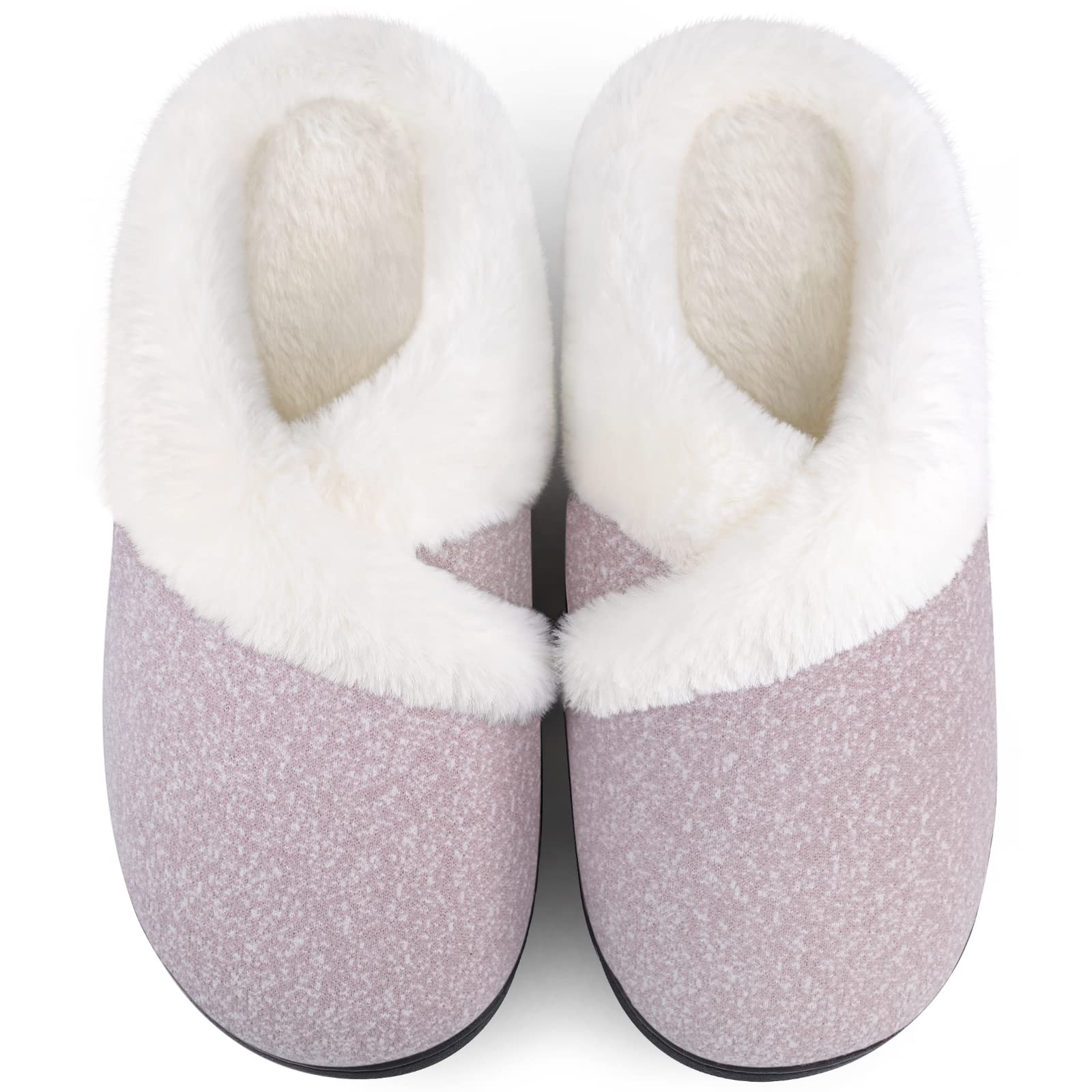 fuzzy slippers with arch support