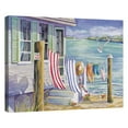 thumbnail image 4 of Masterpiece Art Gallery Windblown Beach House by Kathleen Denis Canvas Art Print 22" x 28", 4 of 4