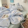 thumbnail image 4 of Bedding Set Flora INS Girls 2024 New Tulip Rabbit Double-layer  Bed Set Of Four Pieces Washing Cotton Bed Sheets Duvet Cover Set, 4 of 7