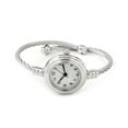 thumbnail image 2 of Geneva STC Silver Cable Band Women's Small Size Bangle Watch, 2 of 3