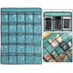 thumbnail image 2 of Contenedores para oficina en casa, 25 bolsillos transparentes, tabla de bolsillo para profesores, teléfono móvil, puerta, calculadora colgante, 2 of 5
