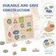 thumbnail image 4 of Puzle con forma de madera Adena Montessori, 16 piezas, 2-4 años, 4 of 9
