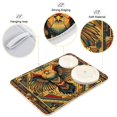 thumbnail image 3 of Yayeee Dish Drying Mat for Kitchen Counter 16"x18" Microfiber Absorbent Pad, Retro Abstract Eagle, 3 of 7