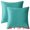 Light Blue, variant on Unique Bargains Velvet Modern Zipper Cushion Decorative Throw Pillow Covers (2 Count) Gray 12" x 20"