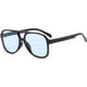 thumbnail image 1 of Gafas de sol piloto para conducir con bisagras plástico ligeras montura PC resistente lentes duraderas temple curvos almohadillas nasales cómodas elegantes protección uso diario, 1 of 3