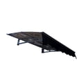thumbnail image 4 of DA5934C Series Door Window Awning Made of 0.137 Inch Thick Crystal Solid Polycarbonate Sheet and Aluminum Alloy with Valance in size 59" Wide x 34" Deep for Masonry Concrete Wall House., 4 of 8