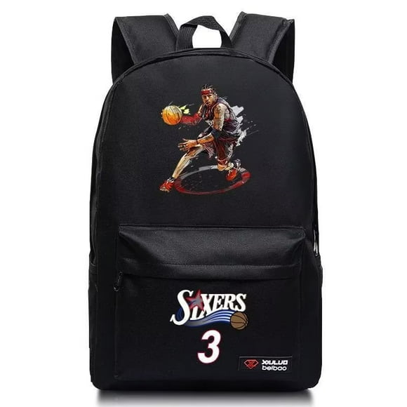 Mochila SANMU de estilo casual con estampado de Allen Iverson, estrella de la NBA