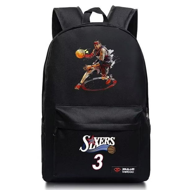Mochila SANMU de estilo casual con estampado de Allen Iverson, estrella de la NBA
