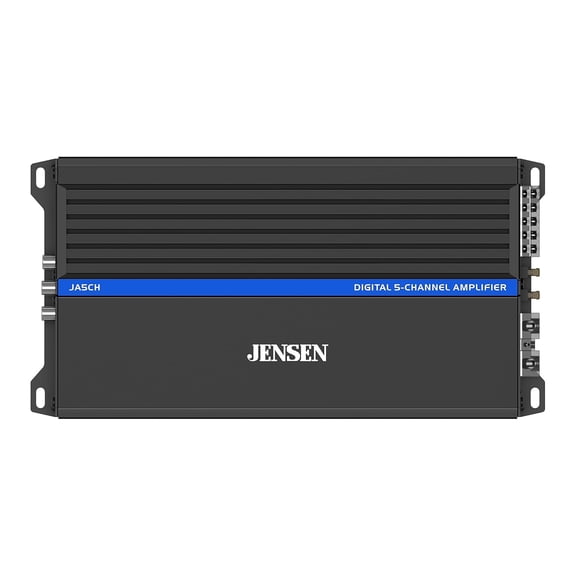 Jensen JA5CH Class-D 5-Channel Amplifier | 1500W Peak | Bridgeable