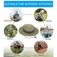 thumbnail image 4 of Kiplyki Outddor Sun Hat Bucket Hat Unisex Summer Bush Fishing Hiking Round Cap, 4 of 5