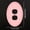 Pink, variant on 1pc Pink Oval Pearl Outlet Cover Panel - Decorative Screw-Mountable Double-Layer Design for Home Plates, Ideal for Switches and Ceiling/Fan Controls