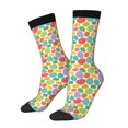 thumbnail image 1 of Balery colorful easter eggs Calcetas Largas con Estampado para Hombre y Mujer – Suaves y Transpirables, Talla Única (US 5-11), 1 of 6