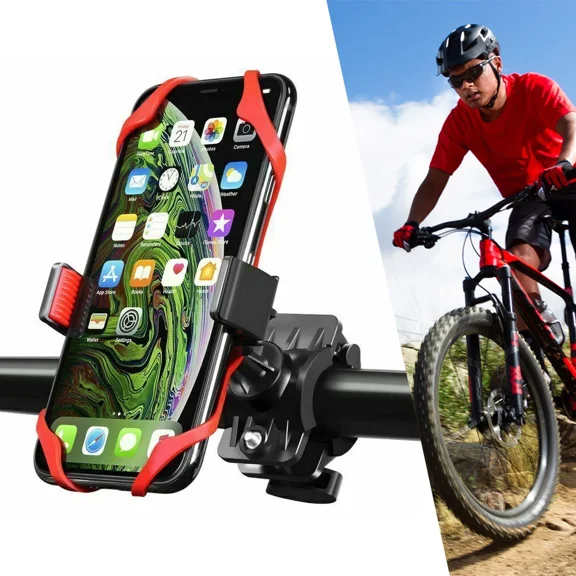 360° Silicone Motorcycle Bike Bicycle Gps Cell Phone Holder Handlebar Mount